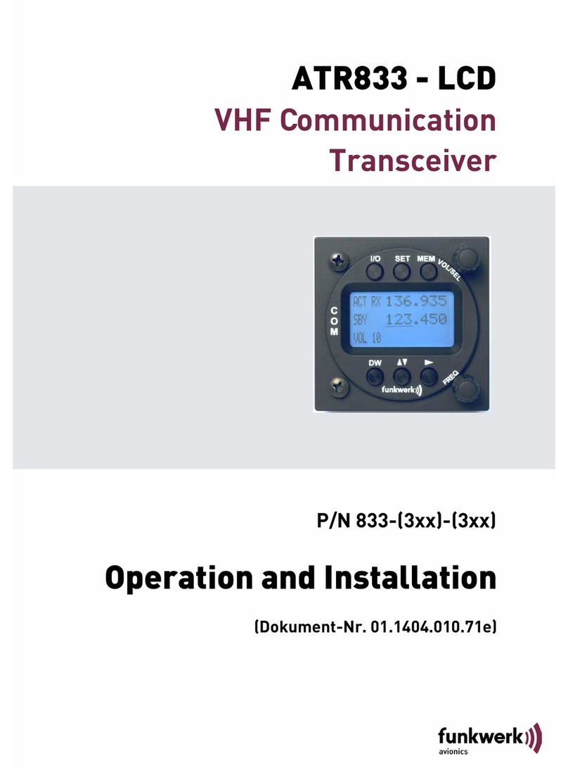 Funkwerk ATR833-LCD Operation and installation