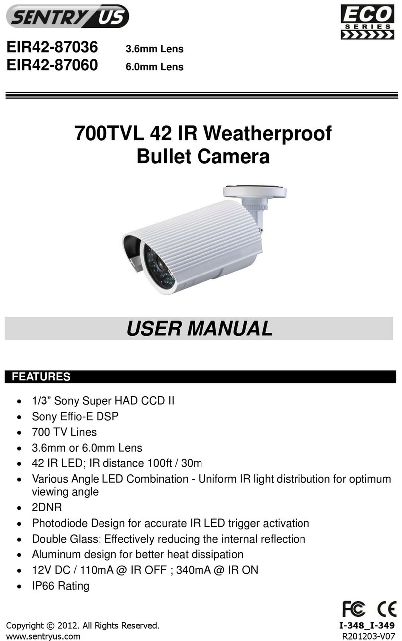 Sentryus EIR42-87036 User manual