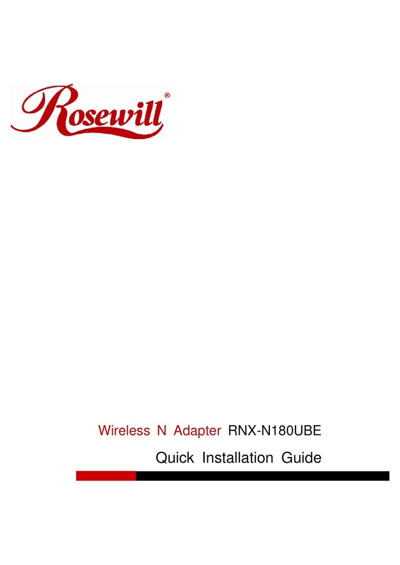 Rosewill RNX-N180UBE User manual