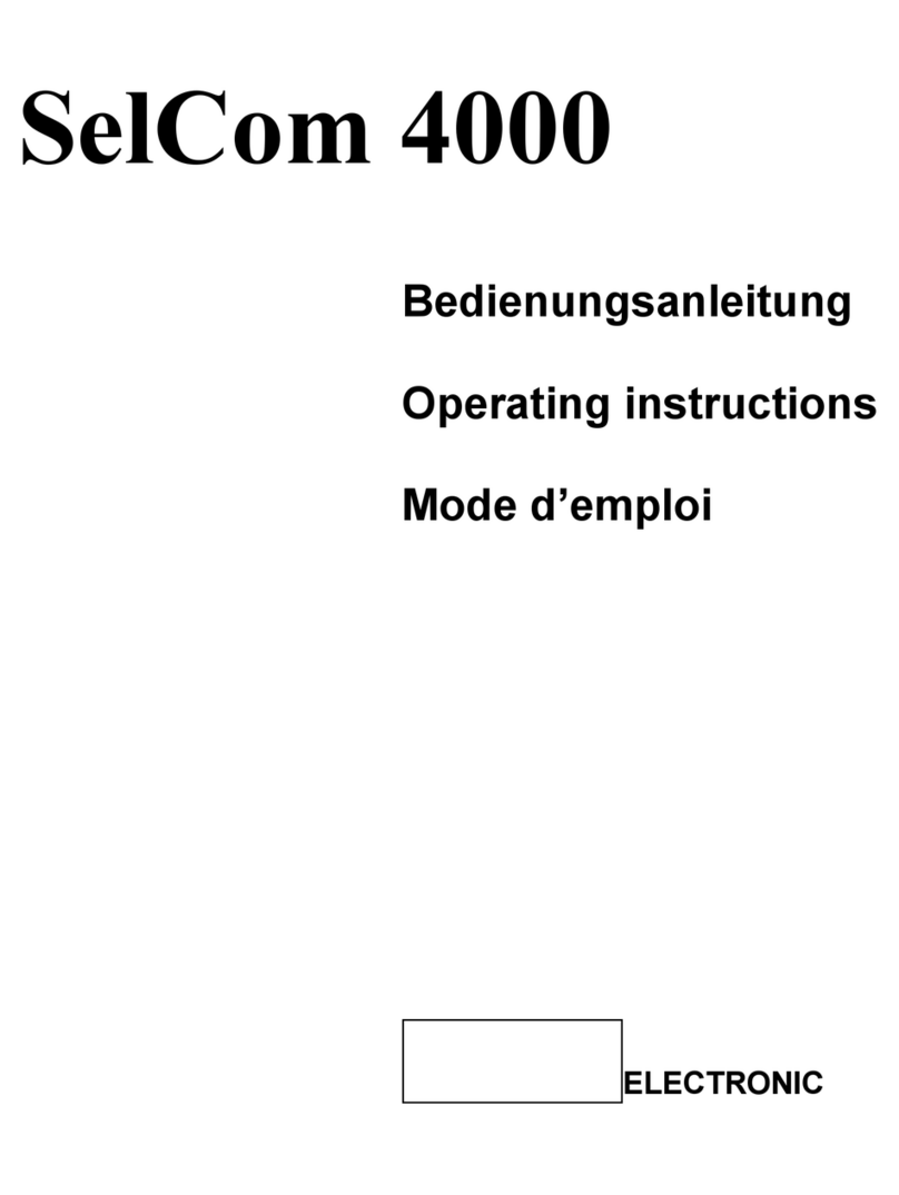 Team SelCom 4000 operating instructions