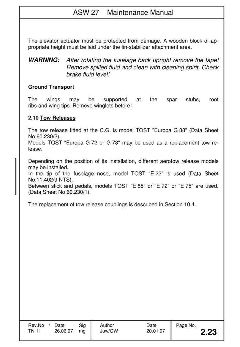Schleicher ASW 27 User manual