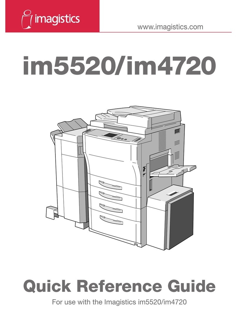 imagistics im5520 Quick reference guide