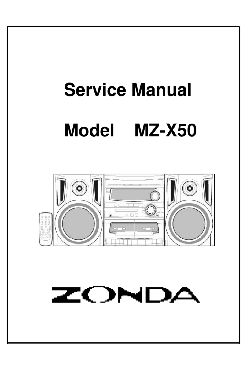 Zonda MZ-X50 Service manual