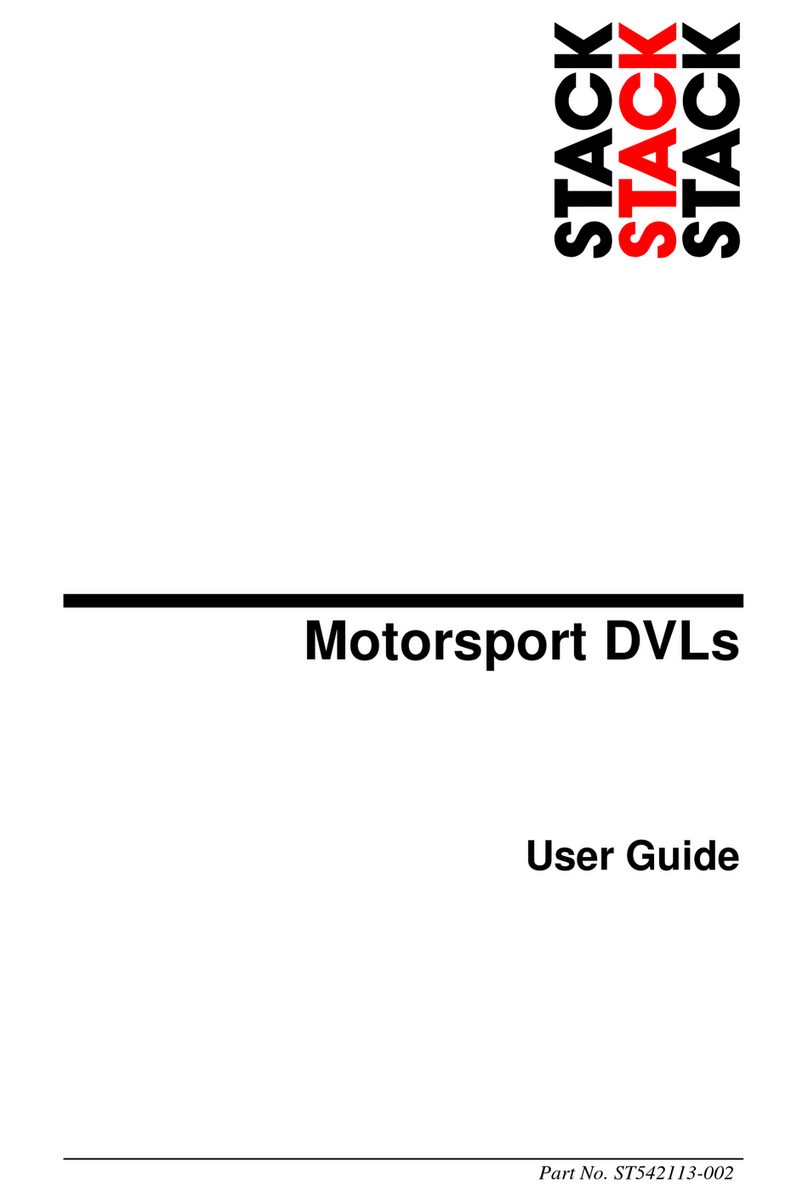 Stack Motorsport DVL User manual