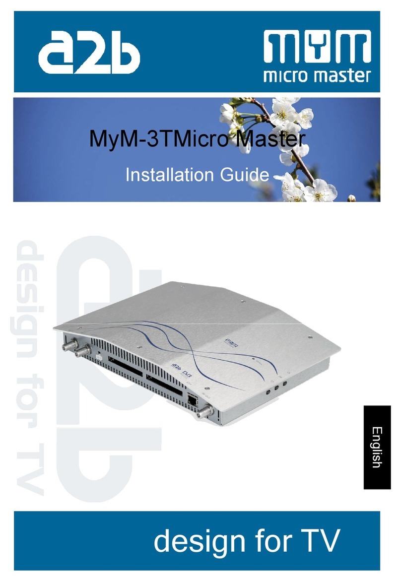 a2b MyM-3TMicro Master installation guide