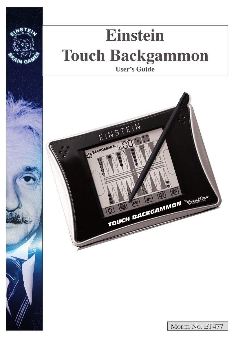 Einstein Touch Backgammon User manual