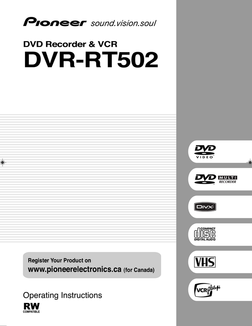 Pioneer DVR-RT502 User manual