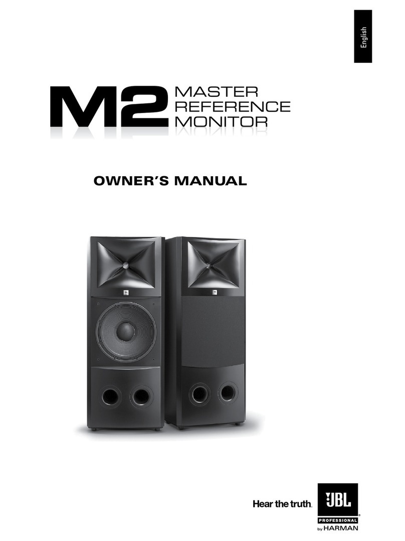 JBL M2 User manual