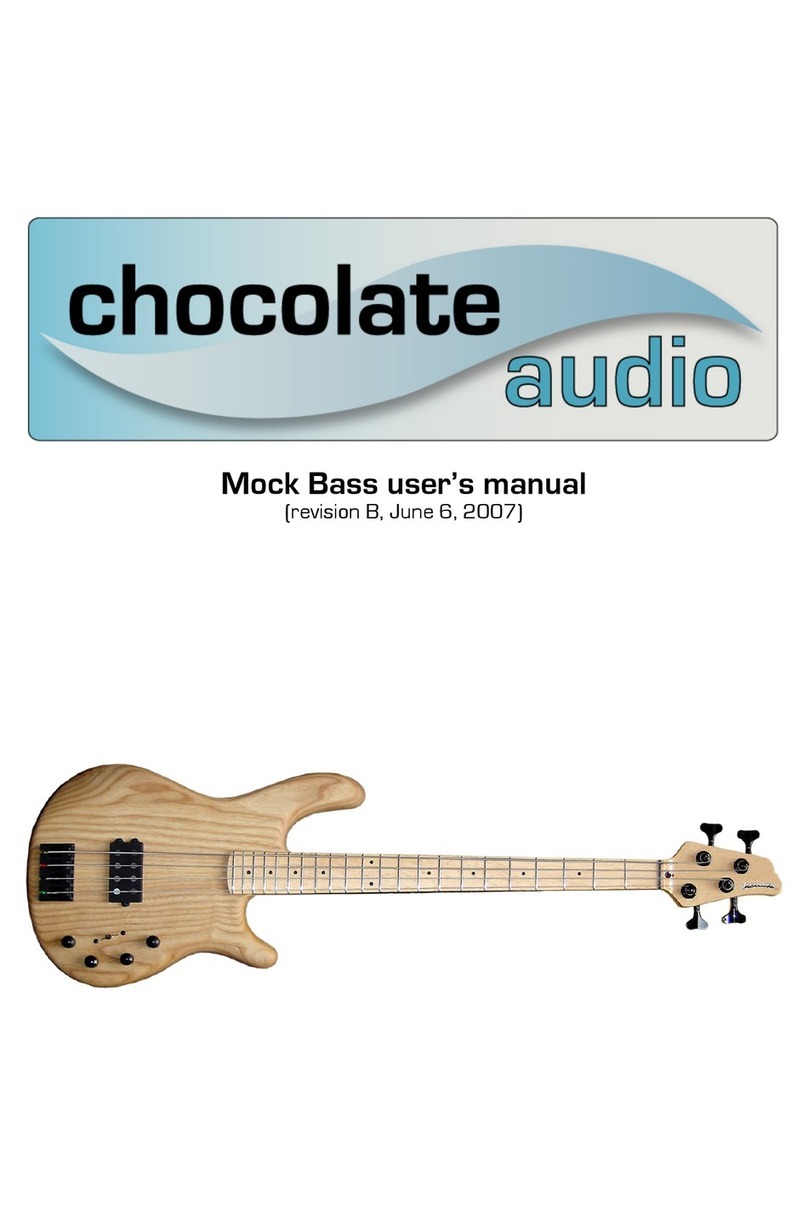 Chocolate audio Mock Bass user manual