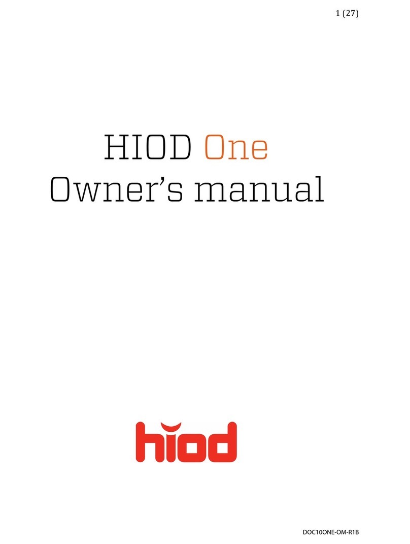 HIOD One owner's manual