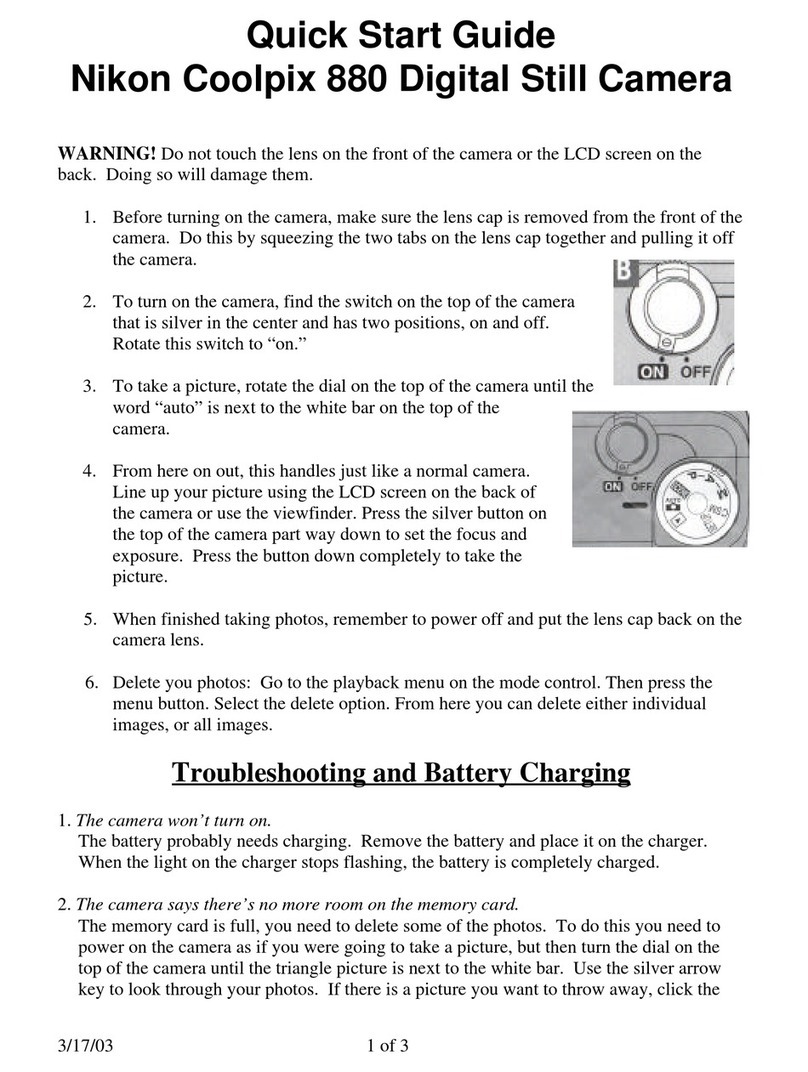 Nikon Coolpix 880 User manual