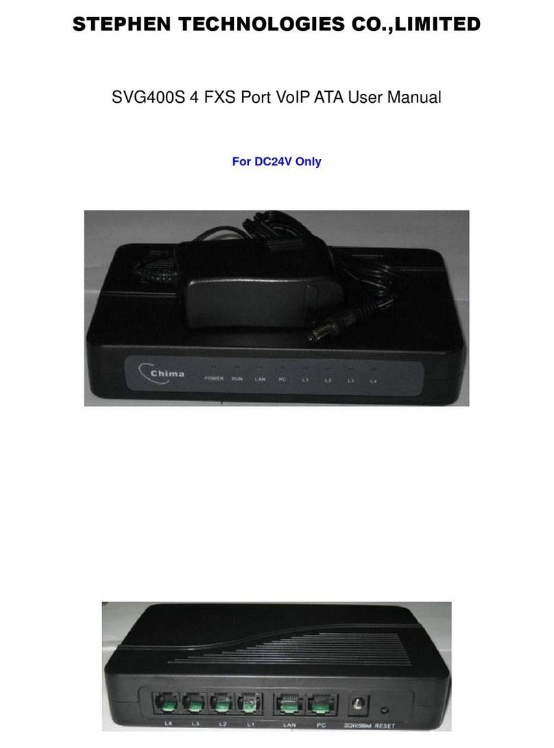 Stephen SVG400S user manual