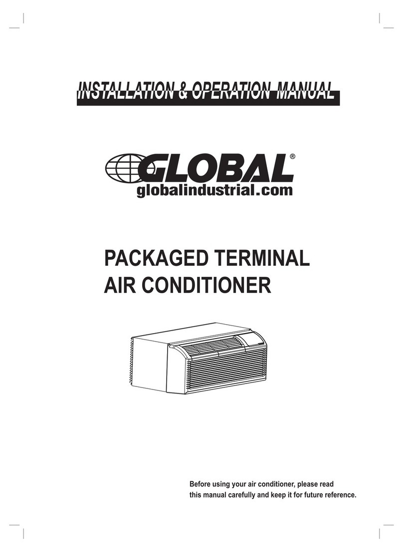 Global PACKAGED TERMINAL AIR CONDITIONER User manual