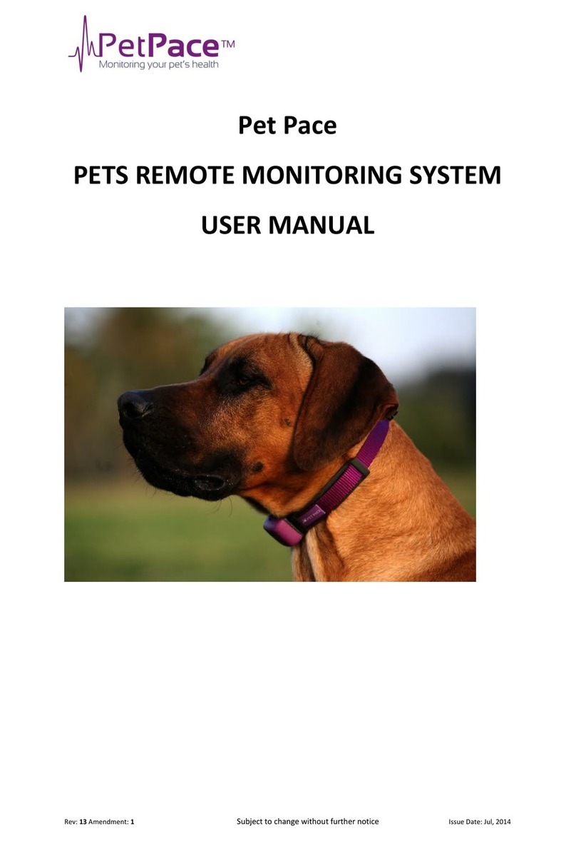 PetPace Pet Pace user manual