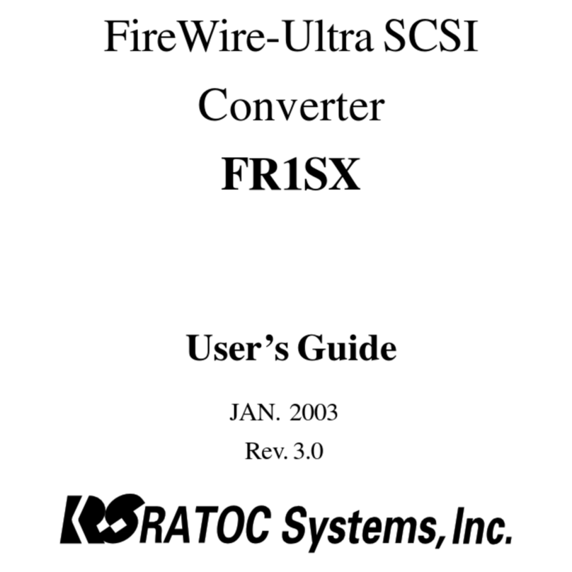 Ratoc Systems FR1SX User manual