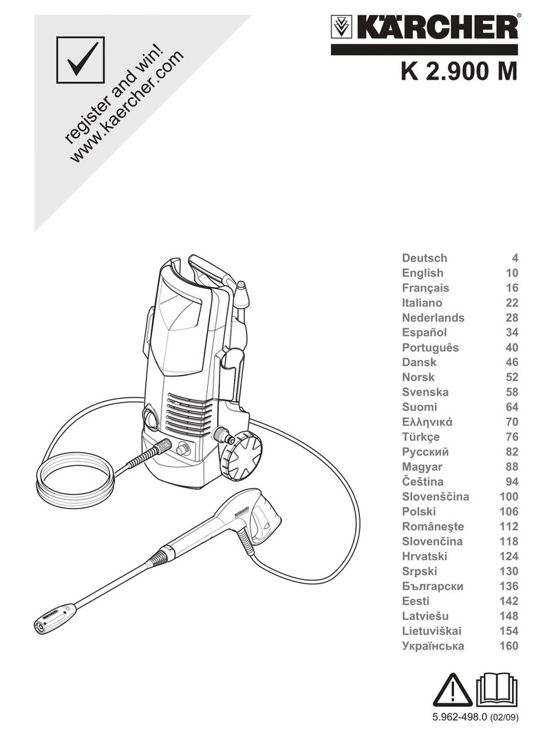 Kärcher K 2.110 M operating instructions