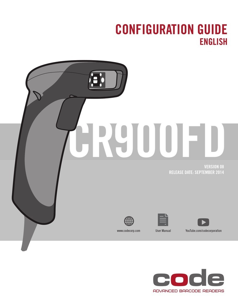 Code CR900FD Configuration guide