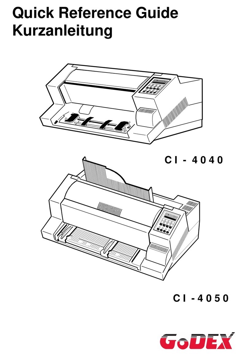 Godex CI-4040 User manual