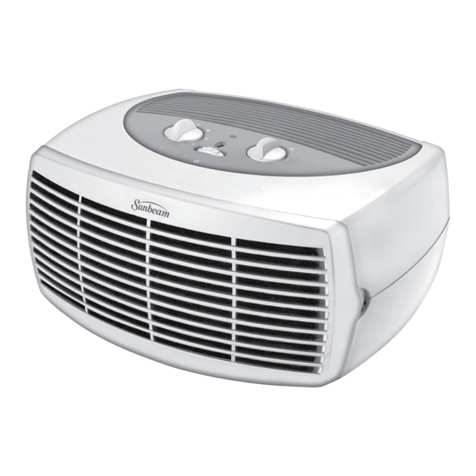 Sunbeam SAP2400W-CN Instruction leaflet