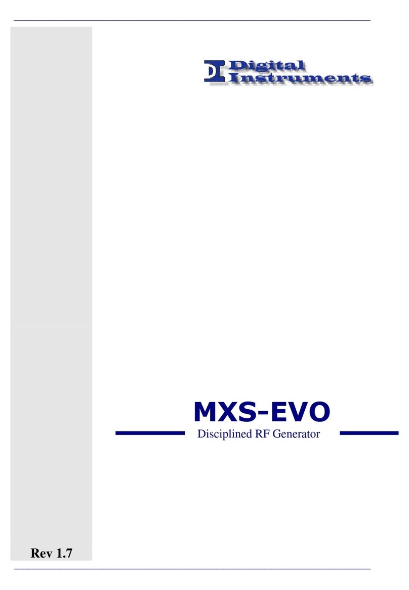 Digital Instruments MXS-EVO Manual guide