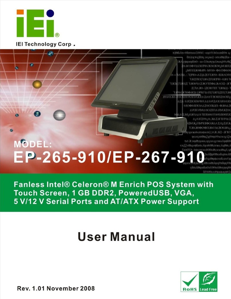 IEI Technology EP-265-910 Mounting instructions
