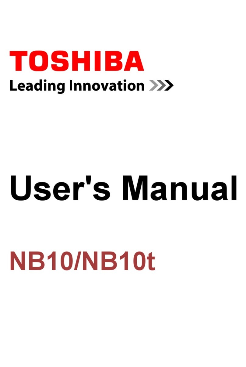 Toshiba Satellite NB10 User manual