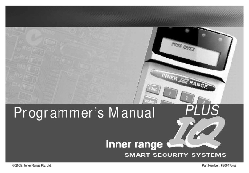 Inner Range IQ plus Programmer's manual Inner Range IQ plus Programmer's manual