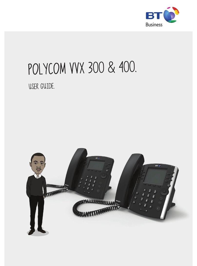 Polycom VVX 400 User manual Polycom VVX 400 User manual