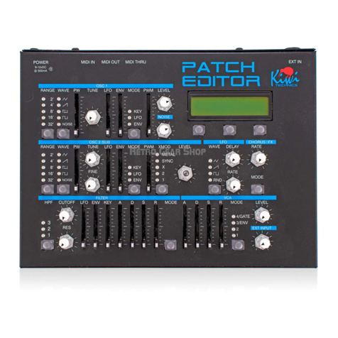 Kiwi Technics Patch Editor user guide