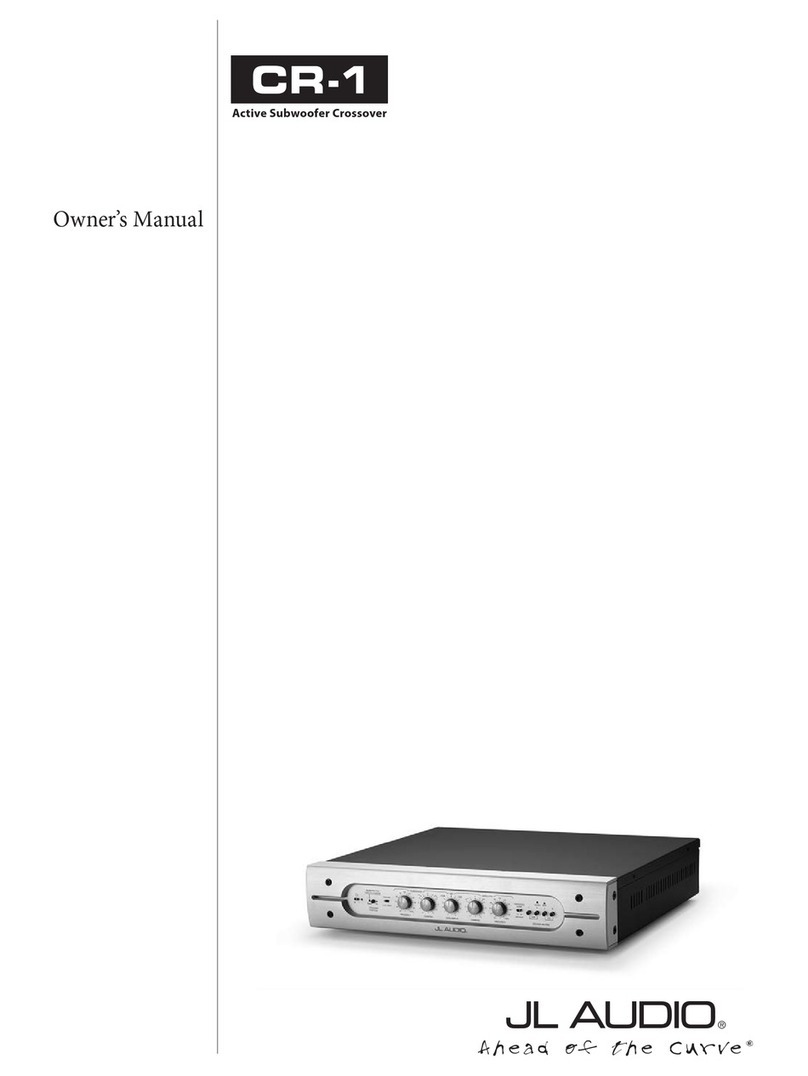 JL Audio CR-1 owner's manual