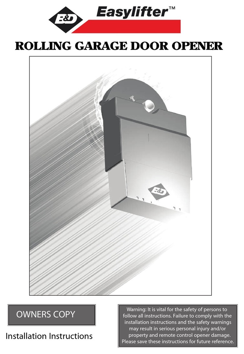 B&D Easylifter User manual