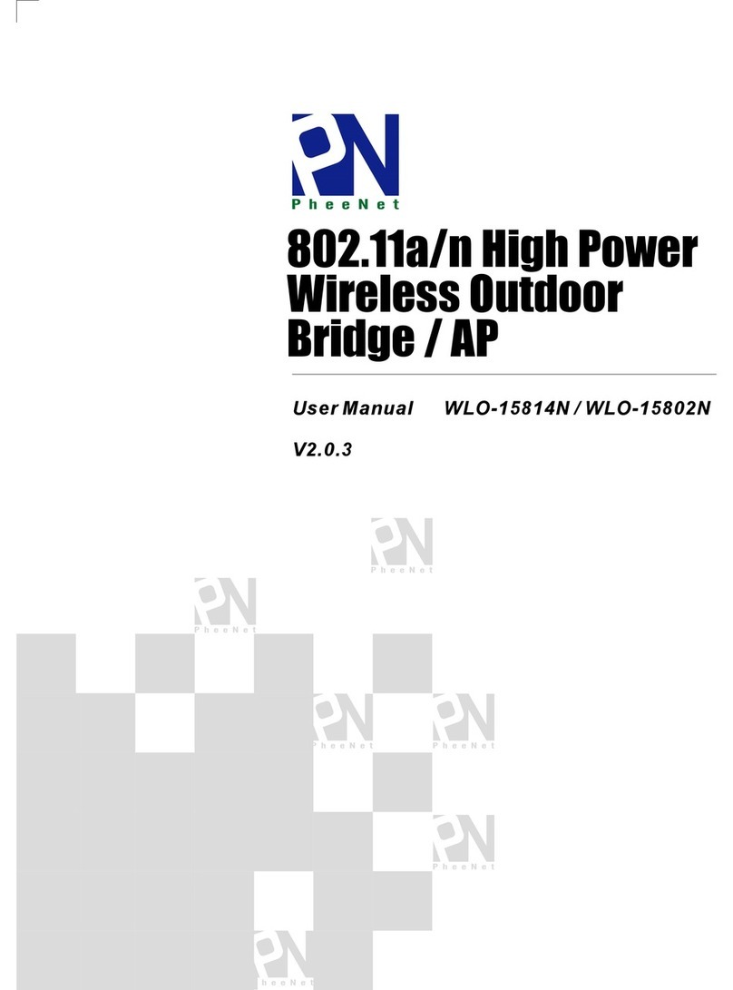 PheeNet WLO-15814N user manual