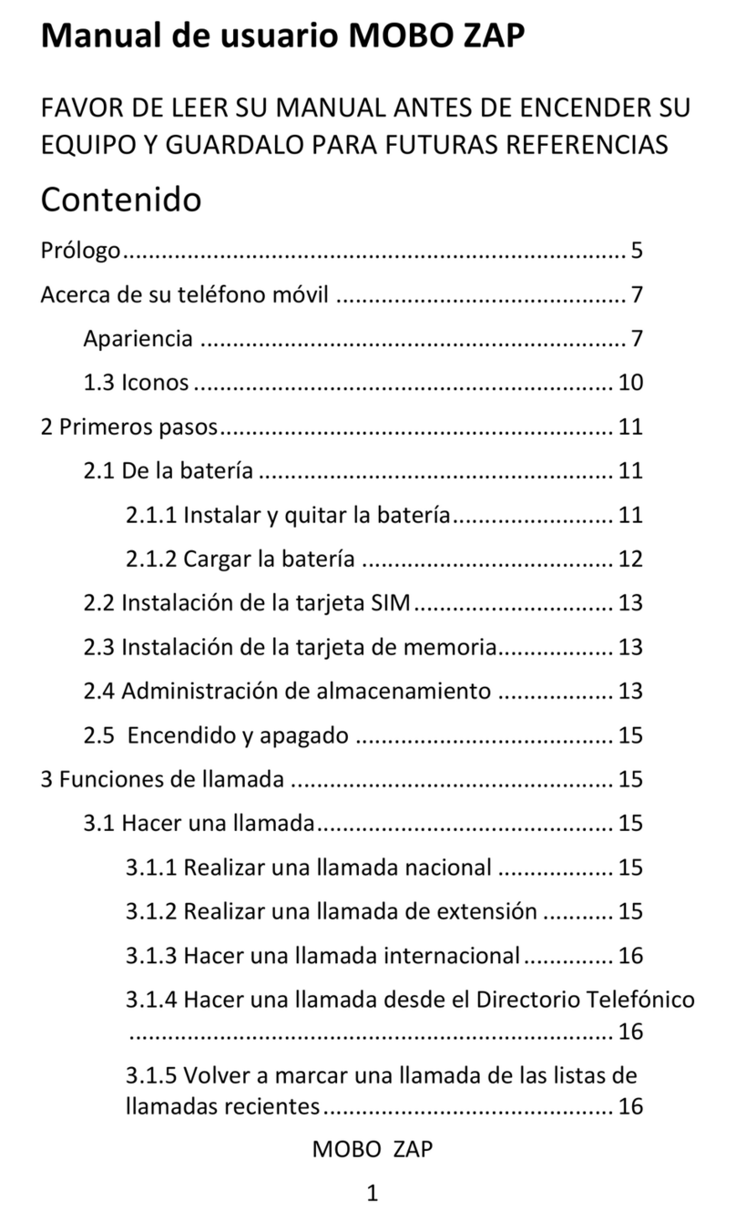 Mobo Zap User manual