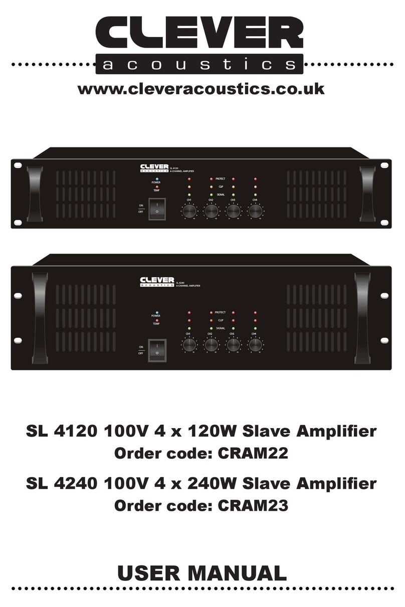 Clever Acoustics SL 4240 user manual