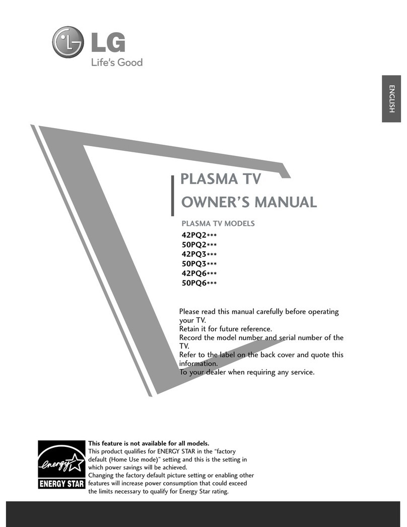 LG 42PQ2 series User manual