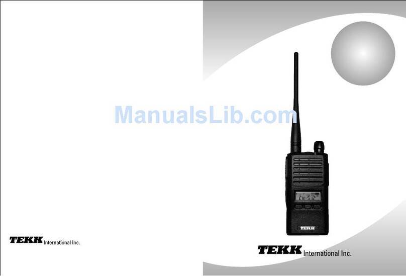 Tekk International XU-1000 Series user manual