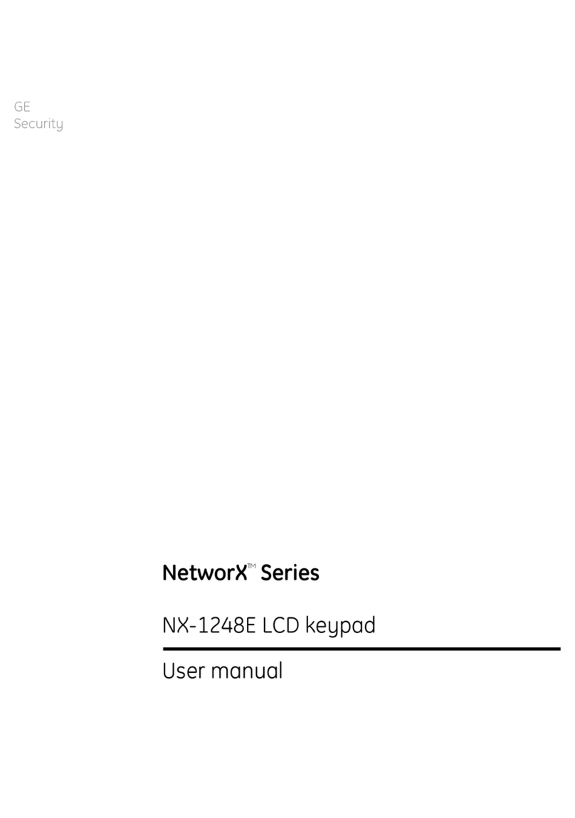 GE Security NetworX NX-1248E User manual