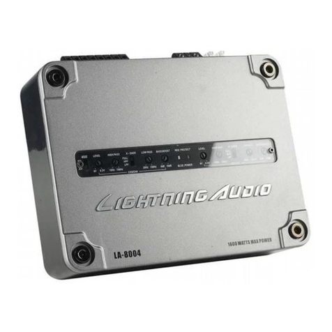 Lightning Audio LA-8004 User manual Lightning Audio LA-8004 User manual