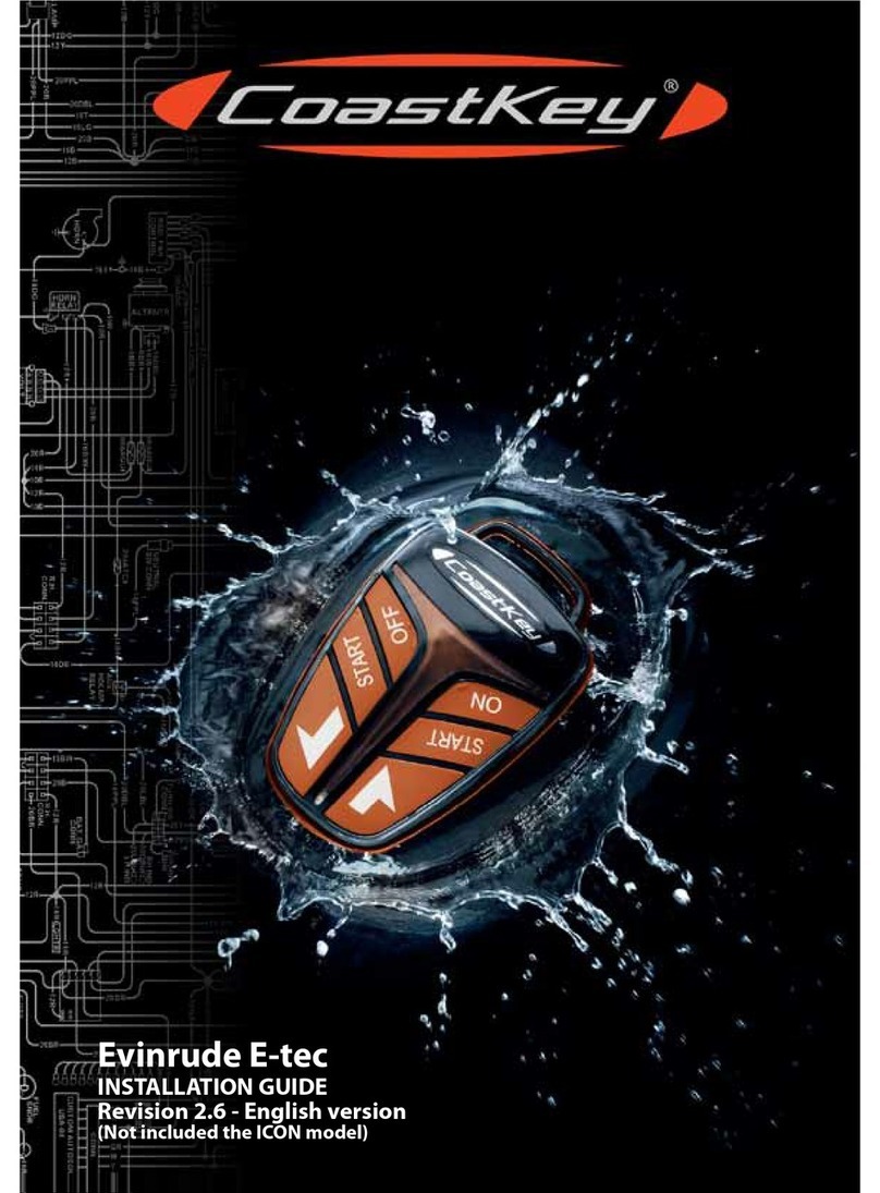 CoastKey Evinrude E-tec installation guide CoastKey Evinrude E-tec installation guide