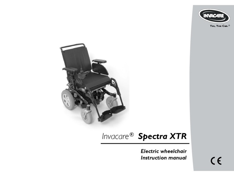 Invacare Spectra XTR instruction manual