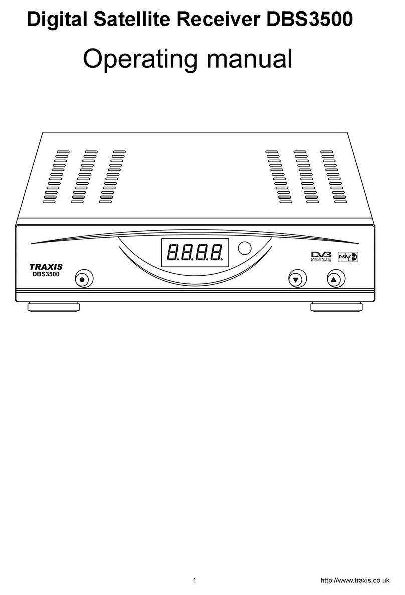 Traxis DBS 3500 User manual