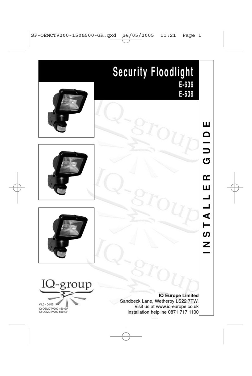 IQ-group E-636 Installer's guide