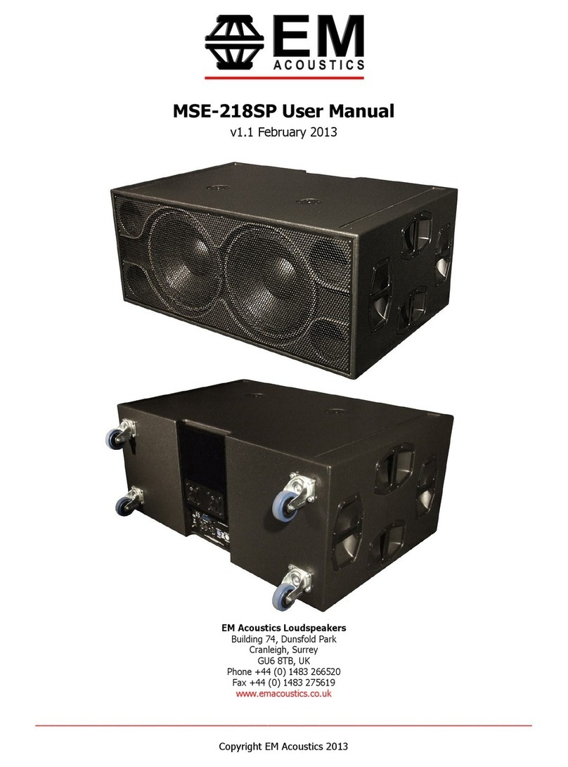 EM MSE-218SP user manual