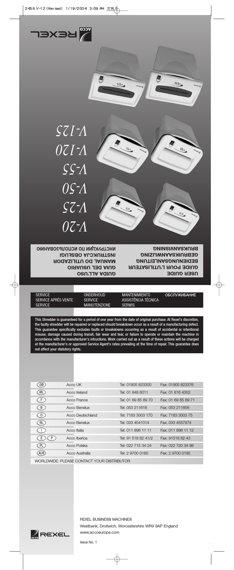 Pexel V-20 user guide