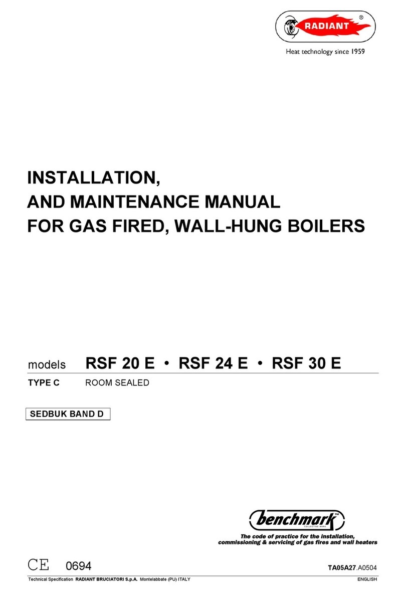 Radiant RSF 30 E Manual Radiant RSF 30 E Manual