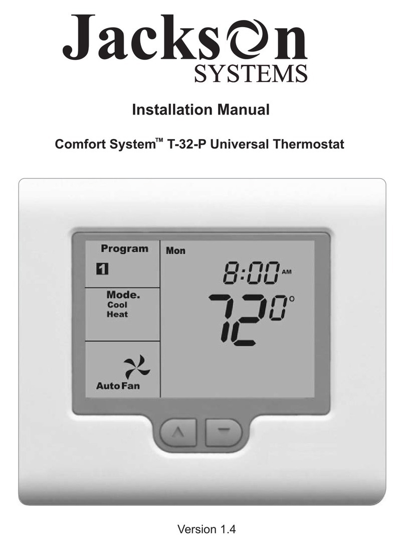 Jackson Systems Comfort System T-32-P User manual Jackson Systems Comfort System T-32-P User manual