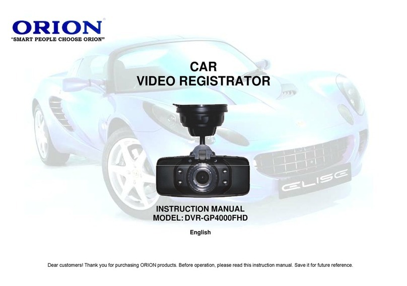 Orion DVR-GP4000FHD User manual