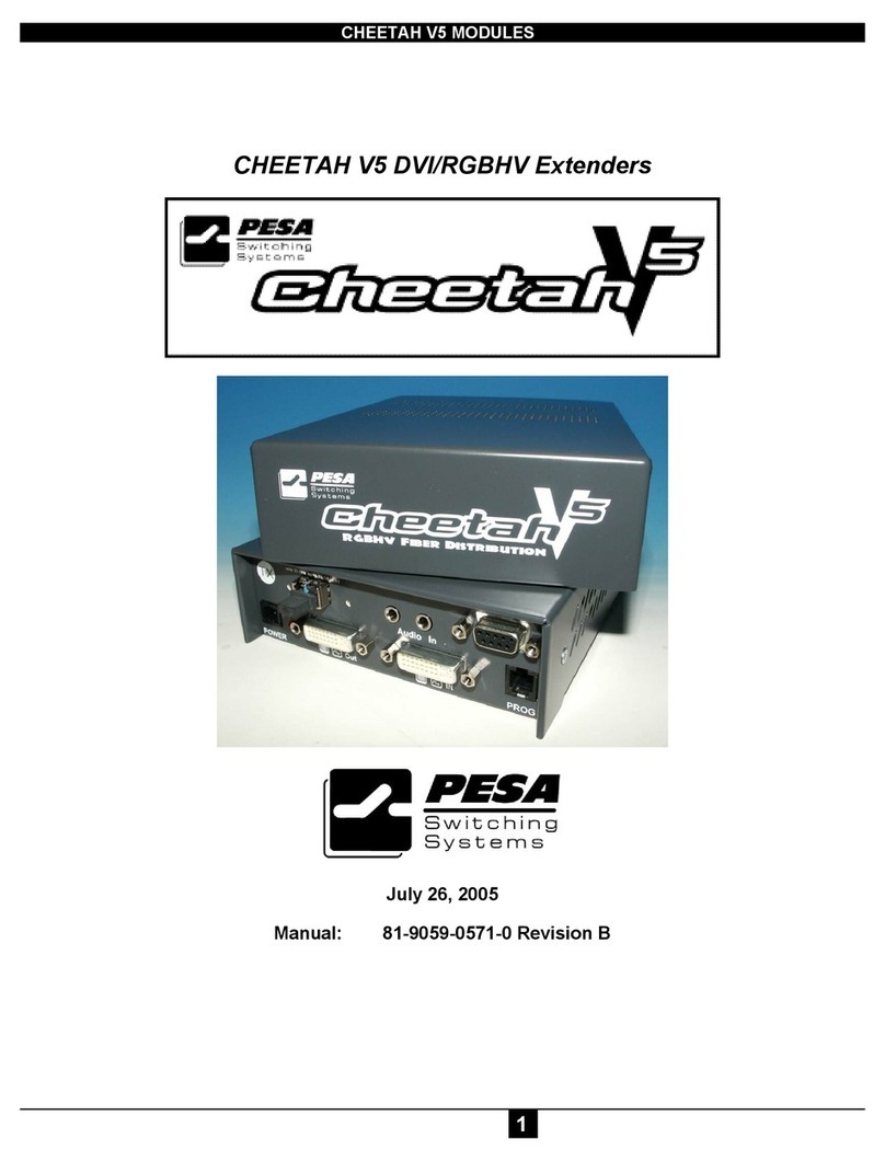 PESA Cheetah V5 installation guide