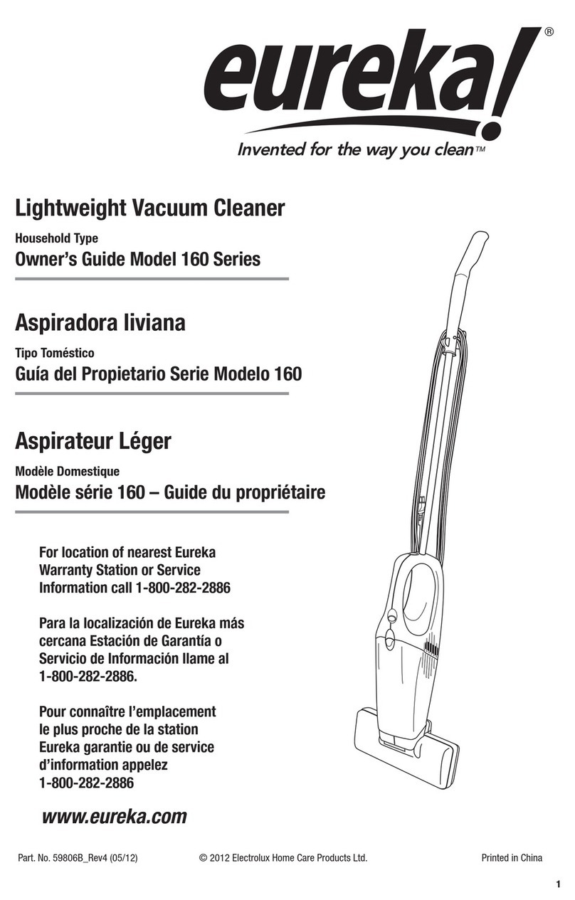 Eureka 160 Series owner's guide