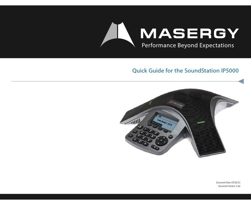 Masergy SoundStation IP5000 quick guide